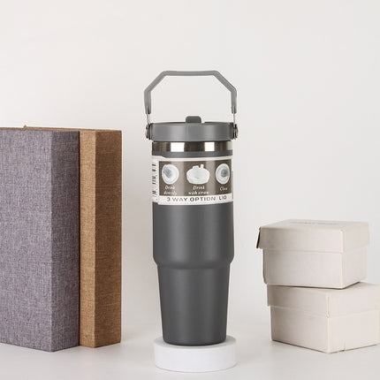 SAMA - ICEFLOW Premium Insulated Stainless Steel Travel Tumbler – Hot & Cold Beverage Companion