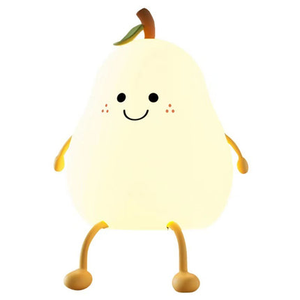 SAMA - Cute Pear Duck Silicone Night Light with Timer & Color Changing