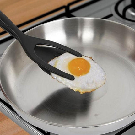 SAMA 2-in-1 Grip & Flip Egg Spatula Tongs – Nonstick, 30.5cm