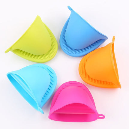 SAMA 2pcs Silicone Anti-Scald Finger Mitts – Non-Slip, Food-Grade