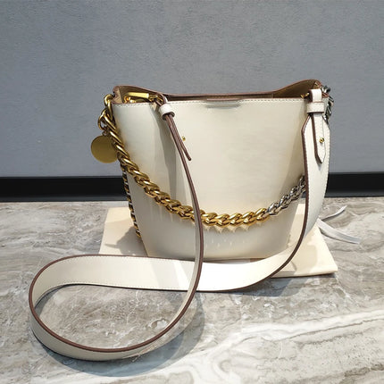 SAMA - Women’s Luxury Bucket Bag – Genuine Leather Shoulder Purse