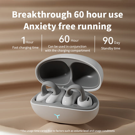 SAMA HM-20 OWS Earclip Bluetooth Earphones – V5.3, Noise Reduction