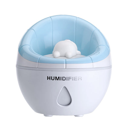 SAMA - Mini USB Humidifier – 350ml Desktop Air Purifier with Fan & Light