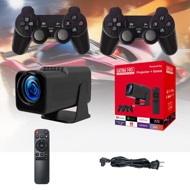 HY320 F600 4K Projector – 32GB Wireless 1080P Android LCD Home Theater