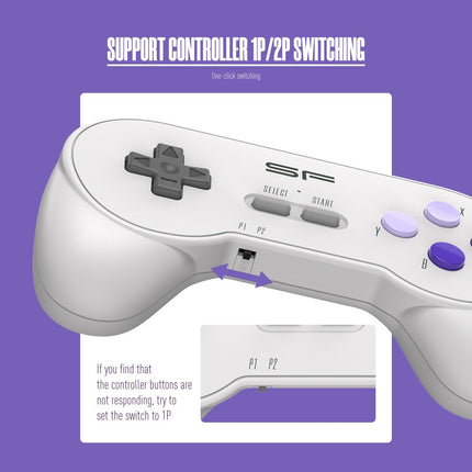 SAMA - SFC Retro Gaming Console – SNES Style Wireless HD Mini Console