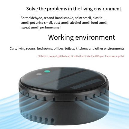 SAMA - Solar Air Purifier – Negative Ion Odor Remover for Car & Home