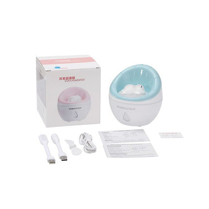 SAMA - Mini USB Humidifier – 350ml Desktop Air Purifier with Fan & Light