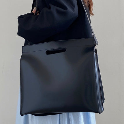 SAMA - Women’s PU Tote Bag – Large Work Shoulder & Laptop Handbag