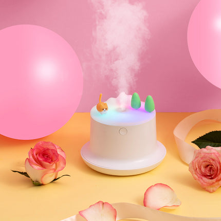SAMA - Cute Pet USB Mini Humidifier – Colorful LED Atomizer 0.5L