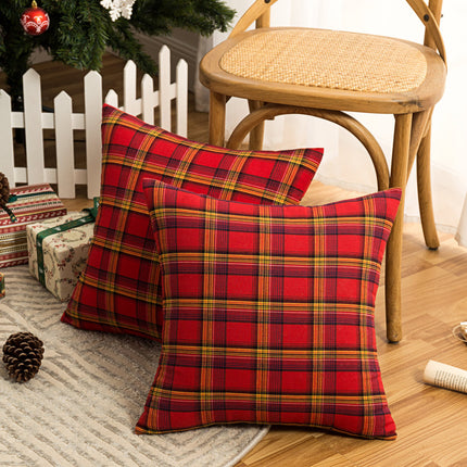 SAMA - Nordic Christmas Plaid Pillow Cover 45x45/30x50cm Cushion Case
