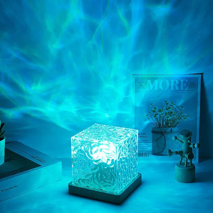 SAMA - Dynamic Water Ripple Projector Lamp Crystal Flame Effect Light
