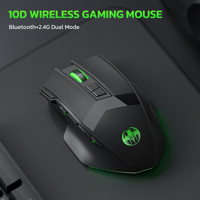 SAMA - GM28B Wireless Gaming Mouse – 4800DPI, RGB, Bluetooth + 2.4G