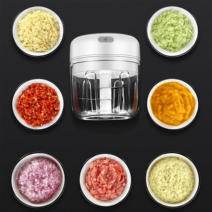 SAMA Mini USB Wireless Garlic Chopper – 100/250ml, 30W