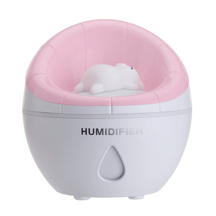SAMA - Mini USB Humidifier – 350ml Desktop Air Purifier with Fan & Light