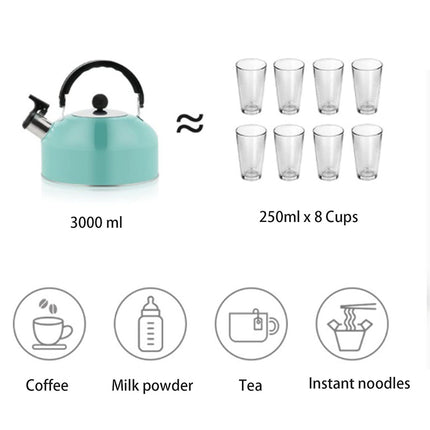SAMA 3L Stainless Steel Whistling Kettle for Gas – Comfortable Handle