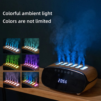 SAMA - Volcano Light Flame Humidifier with Music Clock & Timer
