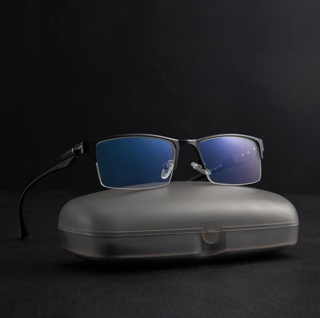 SAMA - Titanium Blue Light Glasses – Anti-Eye Strain Gaming Eyewear