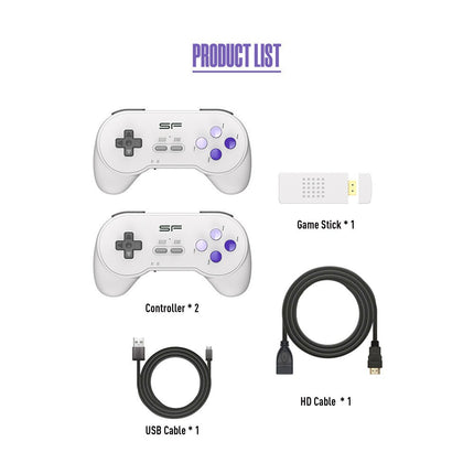 SAMA - SFC Retro Gaming Console – SNES Style Wireless HD Mini Console