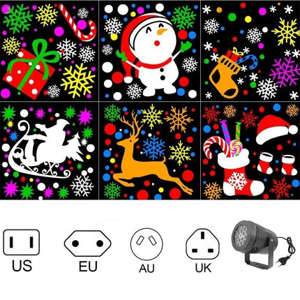 SAMA - Christmas LED Projector Light – 16 Patterns for Indoor Decor