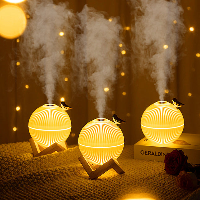 SAMA - 330ml USB Mini Lark Humidifier – Silent Cool Mist for Home & Desk