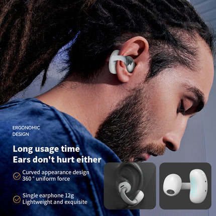 SAMA HM-20 OWS Earclip Bluetooth Earphones – V5.3, Noise Reduction