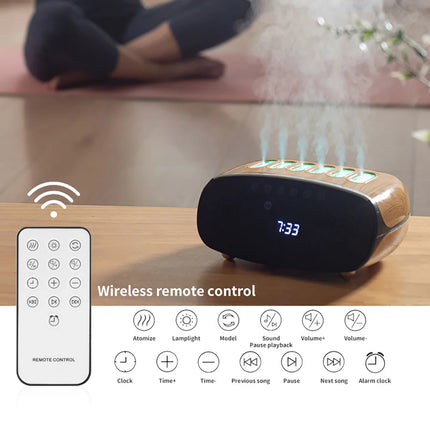 SAMA - Volcano Light Flame Humidifier with Music Clock & Timer