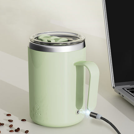 SAMA Automatic Self-Stirring Coffee Mug – Stainless Steel Magnetic Rotating Cup