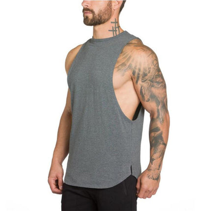 SAMA Men’s Muscle Tank Top – Cotton Gym Fitness Stringer Vest