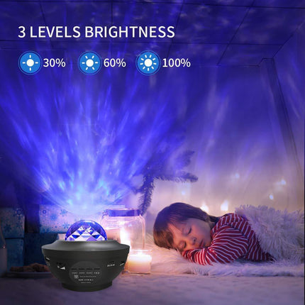 SAMA - Galaxy Starry Night LED Projector with Bluetooth Music & Remote