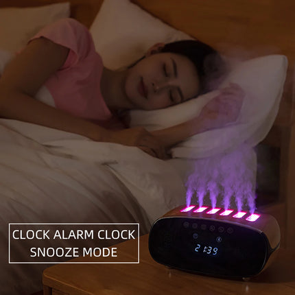 SAMA - Volcano Light Flame Humidifier with Music Clock & Timer