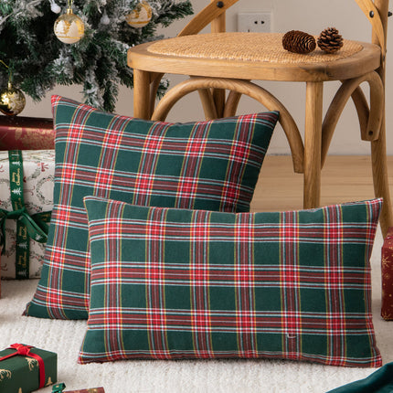 SAMA - Nordic Christmas Plaid Pillow Cover 45x45/30x50cm Cushion Case