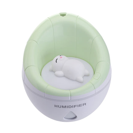 SAMA - Mini USB Humidifier – 350ml Desktop Air Purifier with Fan & Light