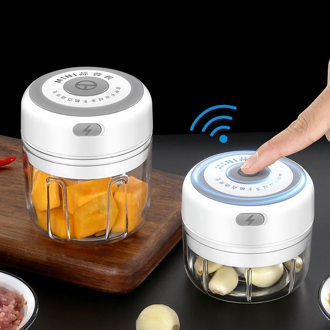 SAMA Mini USB wireless garlic chopper 100/250ml with 304 steel blades, 30W