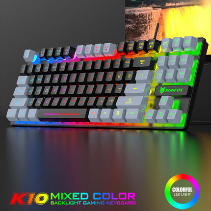 SAMA - 87-Key LED Gaming Keyboard – USB Wired Mechanical Hand fee
