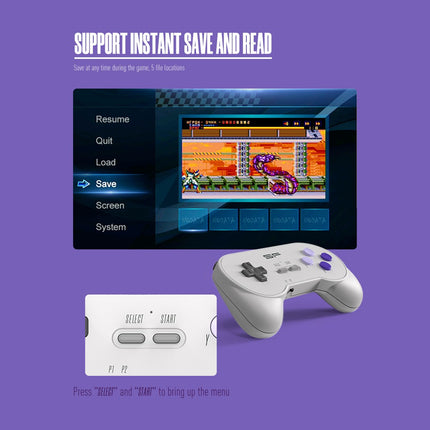 SAMA - SFC Retro Gaming Console – SNES Style Wireless HD Mini Console