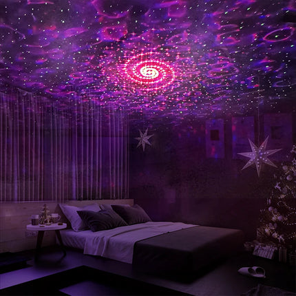 SAMA - LED Galaxy Starry Ocean Projector with Bluetooth Music & Remote