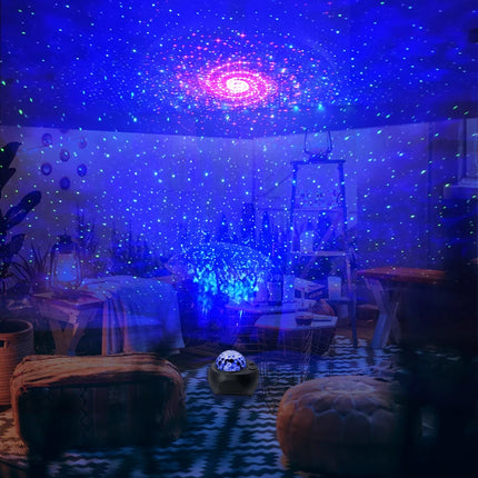SAMA - LED Galaxy Starry Ocean Projector with Bluetooth Music & Remote
