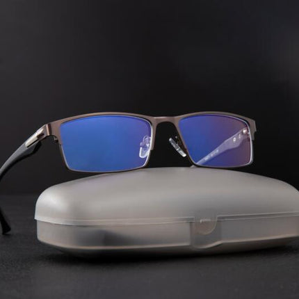 SAMA - Titanium Blue Light Glasses – Anti-Eye Strain Gaming Eyewear
