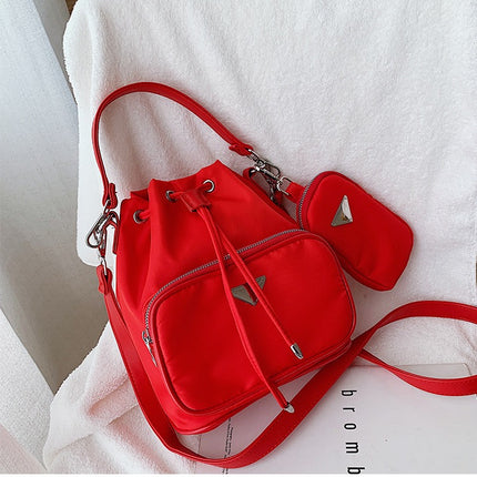 SAMA Nylon Shoulder Tote for Women – Lightweight, Daily Carry