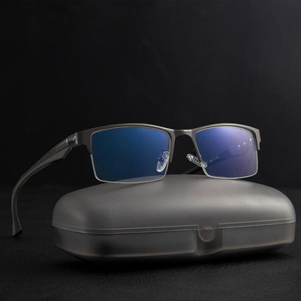 SAMA - Titanium Blue Light Glasses – Anti-Eye Strain Gaming Eyewear