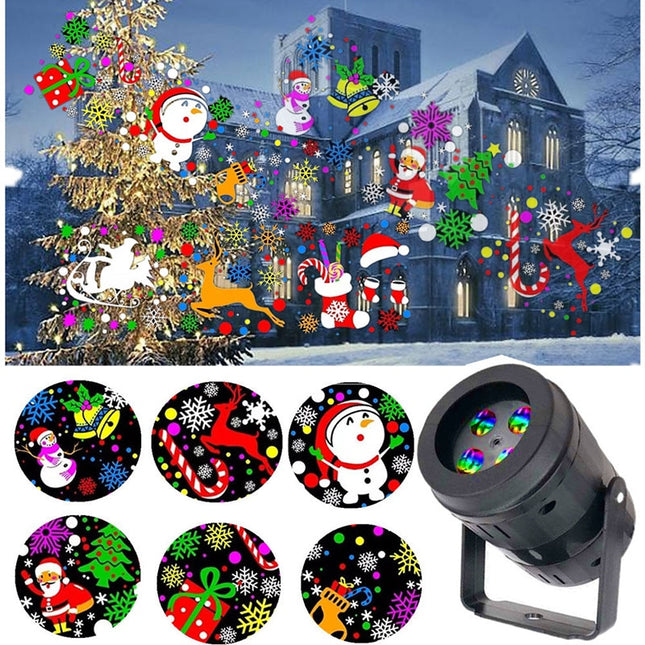 SAMA - Christmas LED Projector Light – 16 Patterns for Indoor Decor