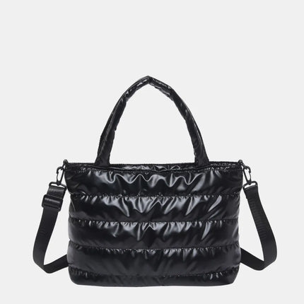 SAMA - PU Leather Crossbody Bag – Adjustable Strap & Zipper Closure
