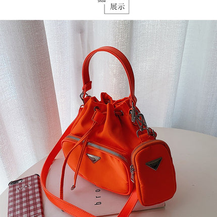 SAMA Nylon Shoulder Tote for Women – Lightweight, Daily Carry