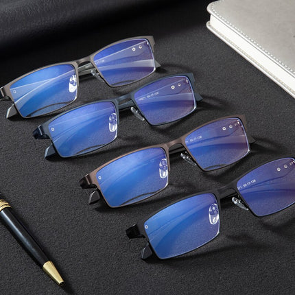 SAMA - Titanium Blue Light Glasses – Anti-Eye Strain Gaming Eyewear