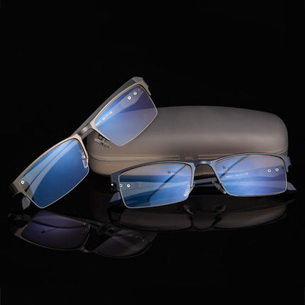 SAMA - Titanium Blue Light Glasses – Anti-Eye Strain Gaming Eyewear