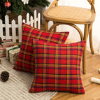 red and yellow plaid / 45 * 45cm (excluding pillow core)
