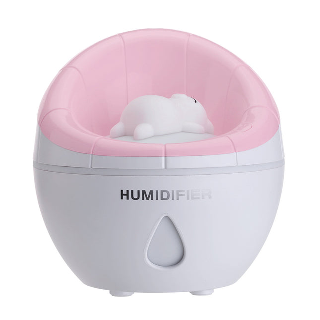 SAMA - Mini USB Humidifier – 350ml Desktop Air Purifier with Fan & Light