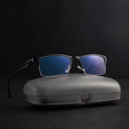SAMA - Titanium Blue Light Glasses – Anti-Eye Strain Gaming Eyewear