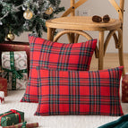 large plaid red / 45 * 45cm (excluding pillow core)