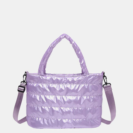 SAMA - PU Leather Crossbody Bag – Adjustable Strap & Zipper Closure
